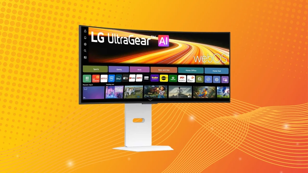 LG UltraGear 34GX90SB-W junta monitor OLED de 240 Hz e Smart TV
