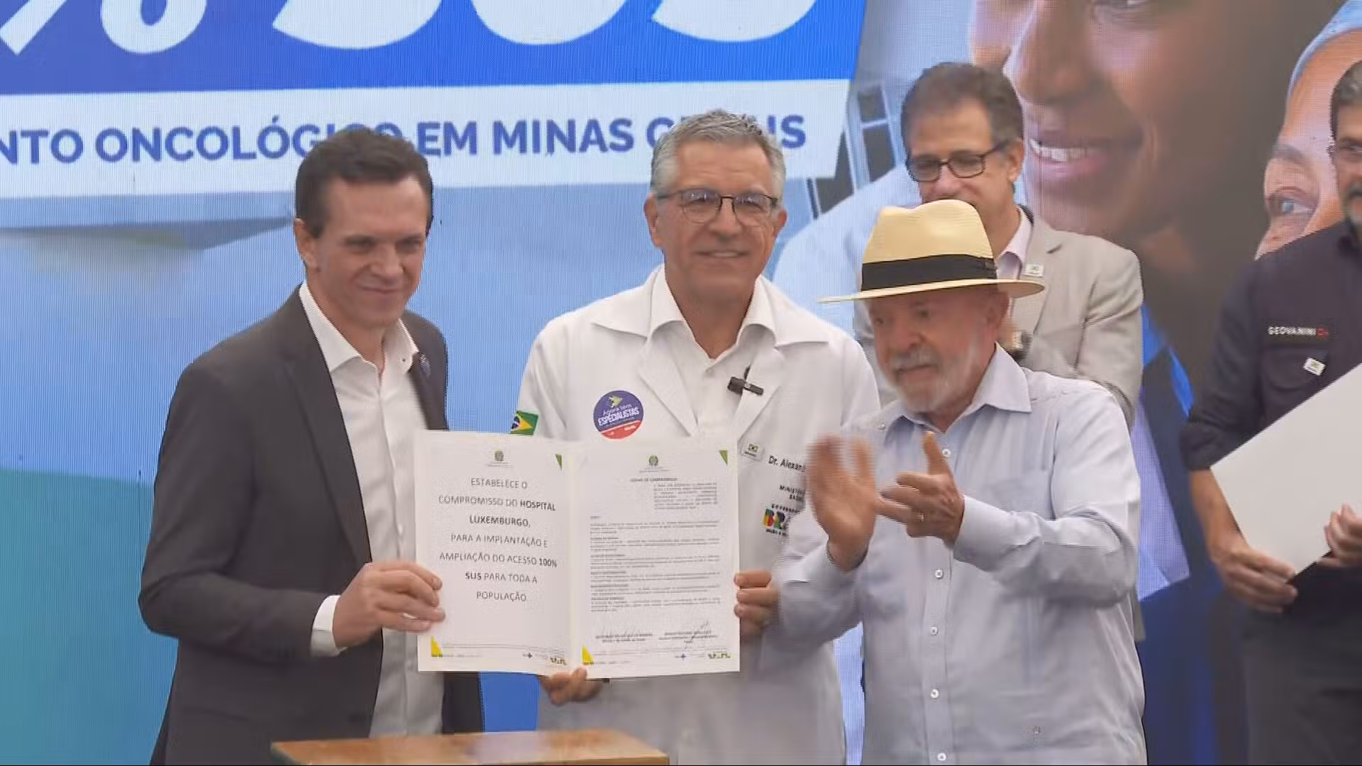 Lula anuncia investimentos no Hospital Luxemburgo, em BH, que se tornou 100% SUS