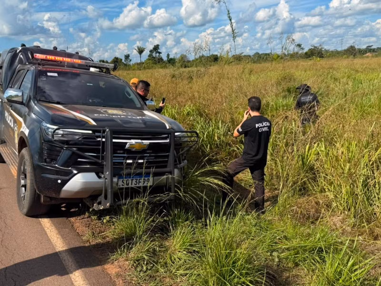 Perna de homem preso por invadir churrascaria com carro é achada; membro estava com tornozeleira eletrônica