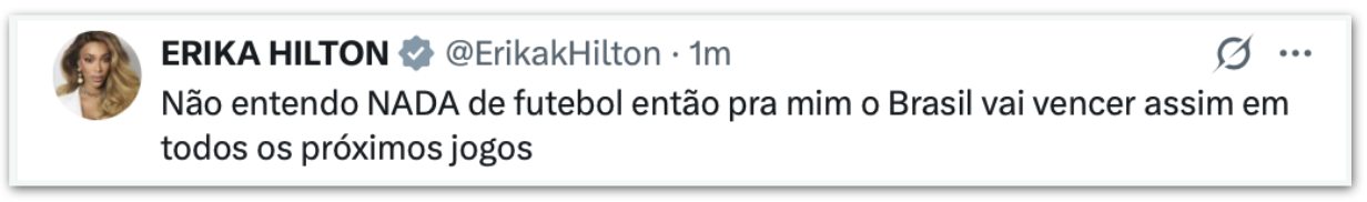 Políticos comemoram 1ª vitória da seleção brasileira na Copa