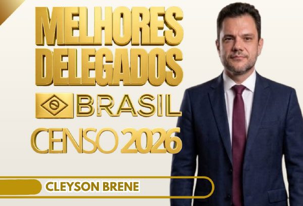Cleyson Rodrigo Brene é eleito pela nona vez consecutiva entre os Melhores Delegados do Brasil